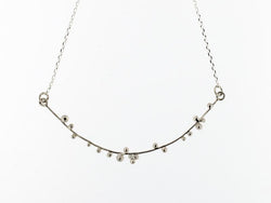 BUD BRANCH and BLOOM series BUD14 CRESCENT PENDANT