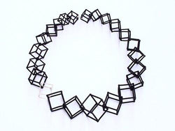 CUBE - BLACK & WHITE - BW010 26" Cube Necklaces
