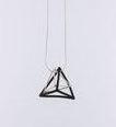TRIANGLE - BLACK & WHITE - BWT016 2 Triangle Pendants