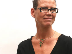 Colorful 3D Nylon Cube Pendant