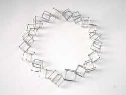 CUBE - SILVER - CU007-0012 Cube Necklaces