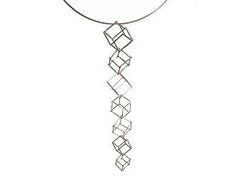 CUBE - SILVER - CU019 7 Cube Pendant