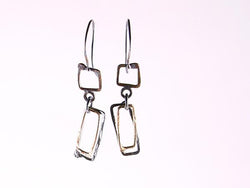 ECLIPSE SG 2 hoop earrings - Black and Gold