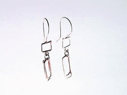 ECLIPSE SG 2 hoop earrings - White and Gold