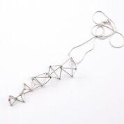 TRIANGLE - SILVER - TR019 7 Triangle Pendant